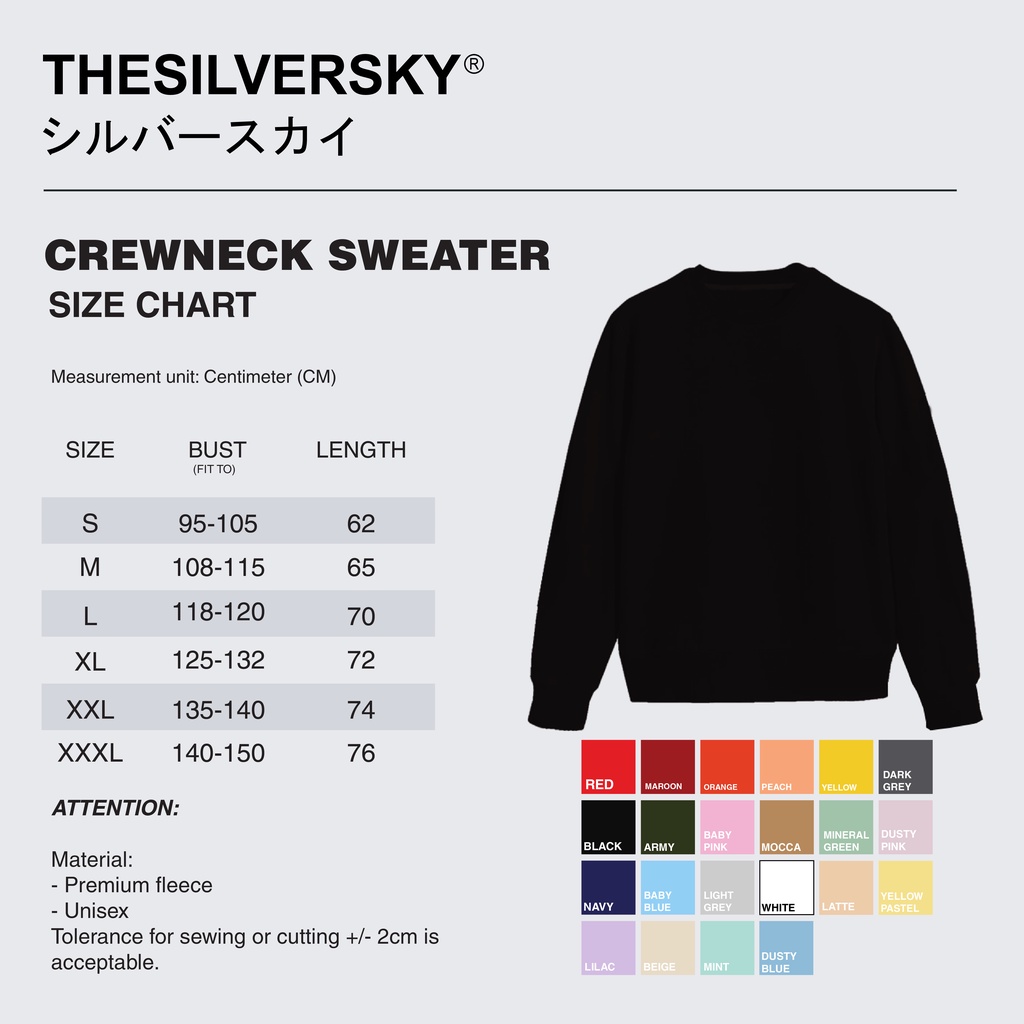 Thesilversky Escape Crewneck Sweater Basic
