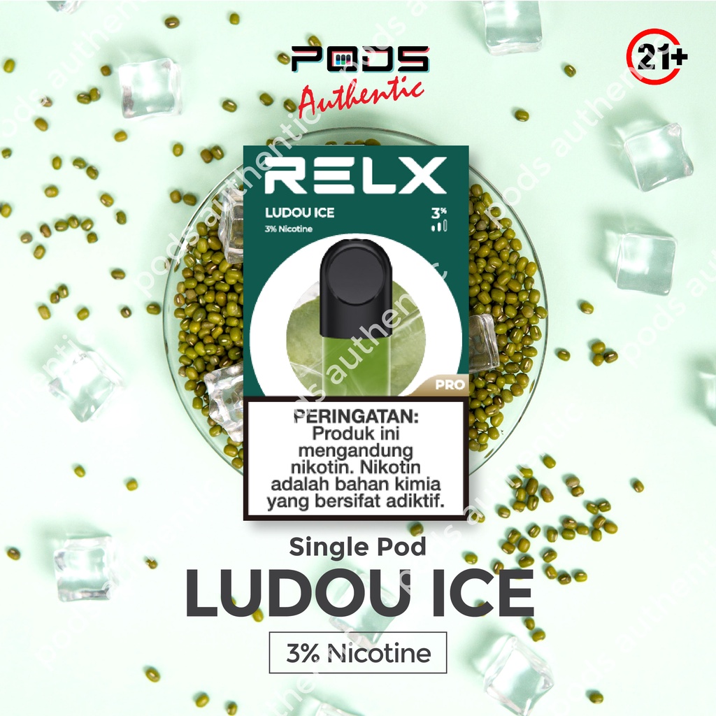 RELX Infinity Pod Pro - Ludou Ice / Kacang Ijo