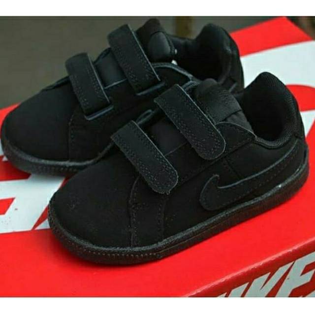 nike court royale black kids