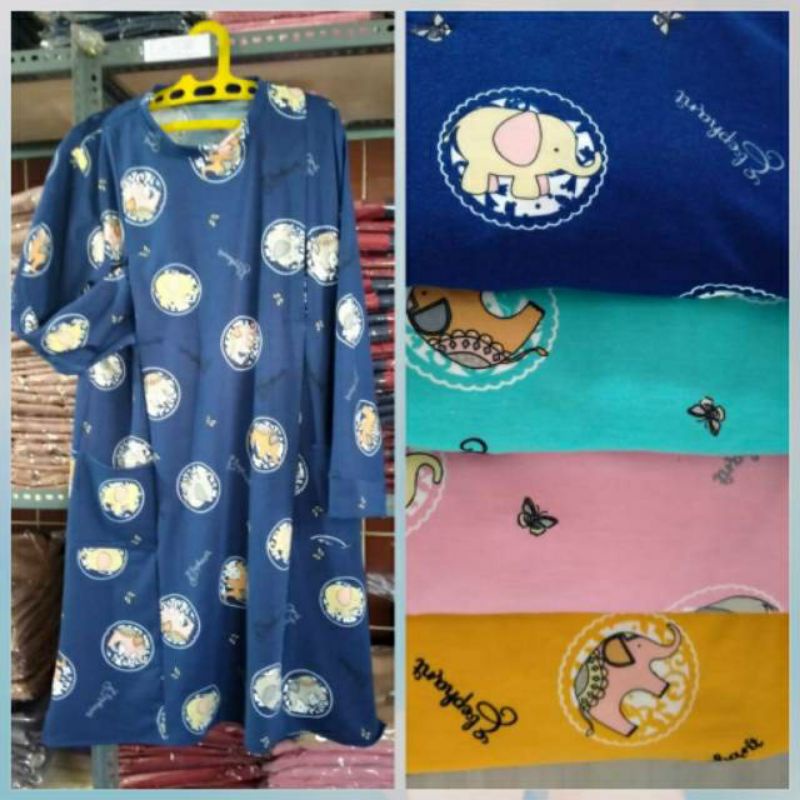 (  PROMO FLASH SALE ) TUNIK BABYTERRY IMPORT MOTIF /BUSUI