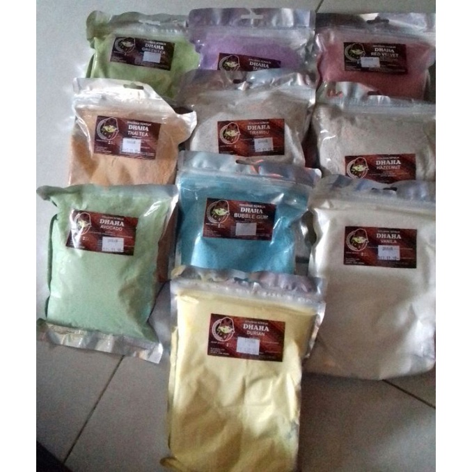 

Bubuk minuman / DHAHA bubble drink/ serbuk minuman/es capcin/ cappucino cincau 1kg