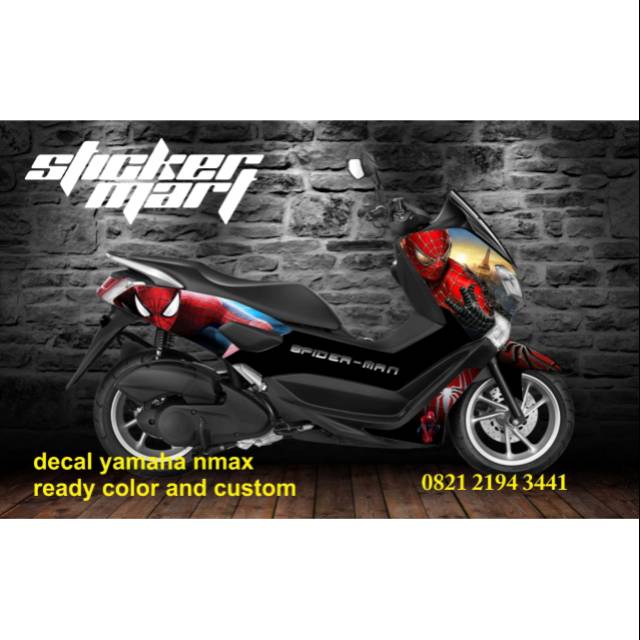 Decal sticker full body nmax Spiderman