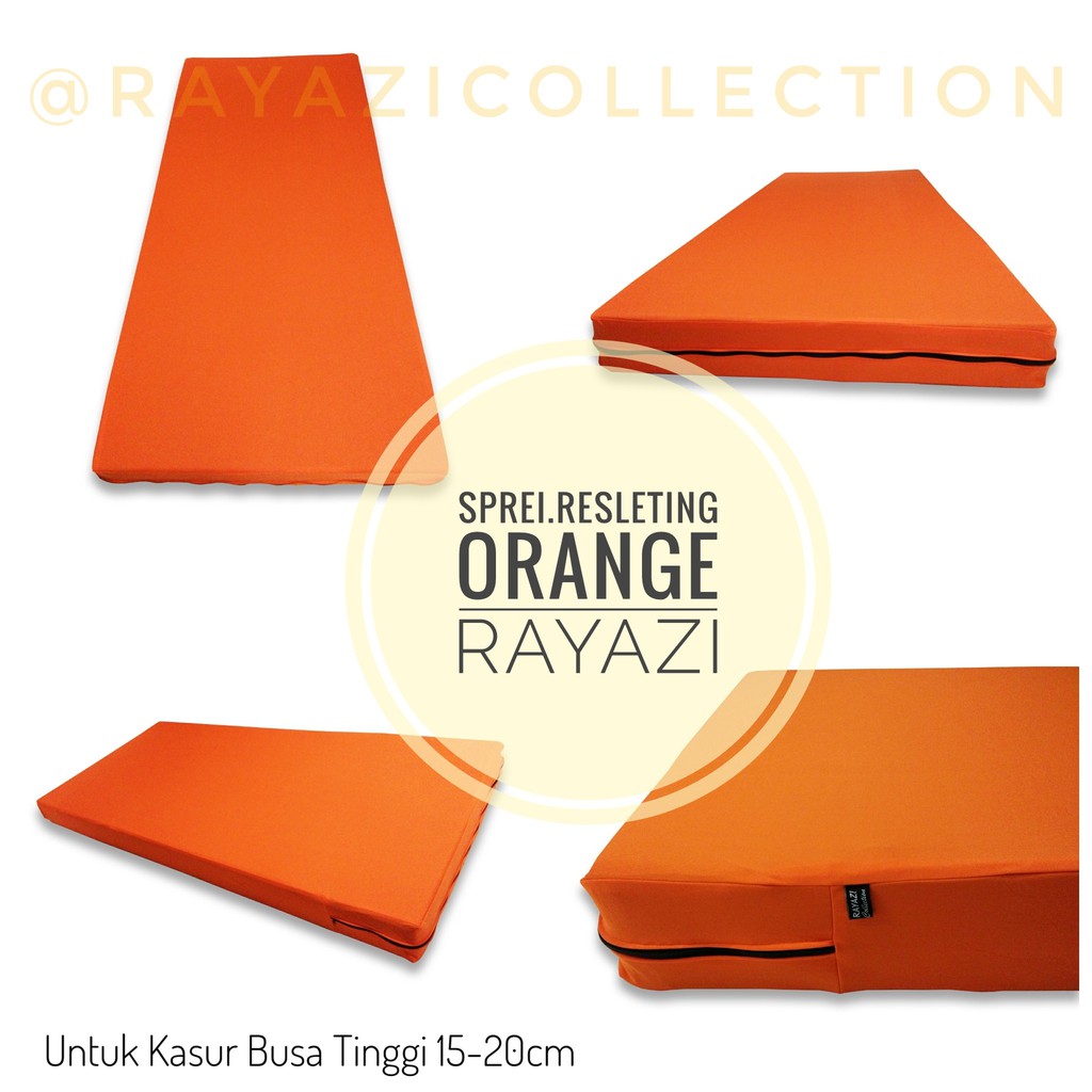 Sprey resleting sarung kasur polos Uk.120x200x25x30 SPRINGBED