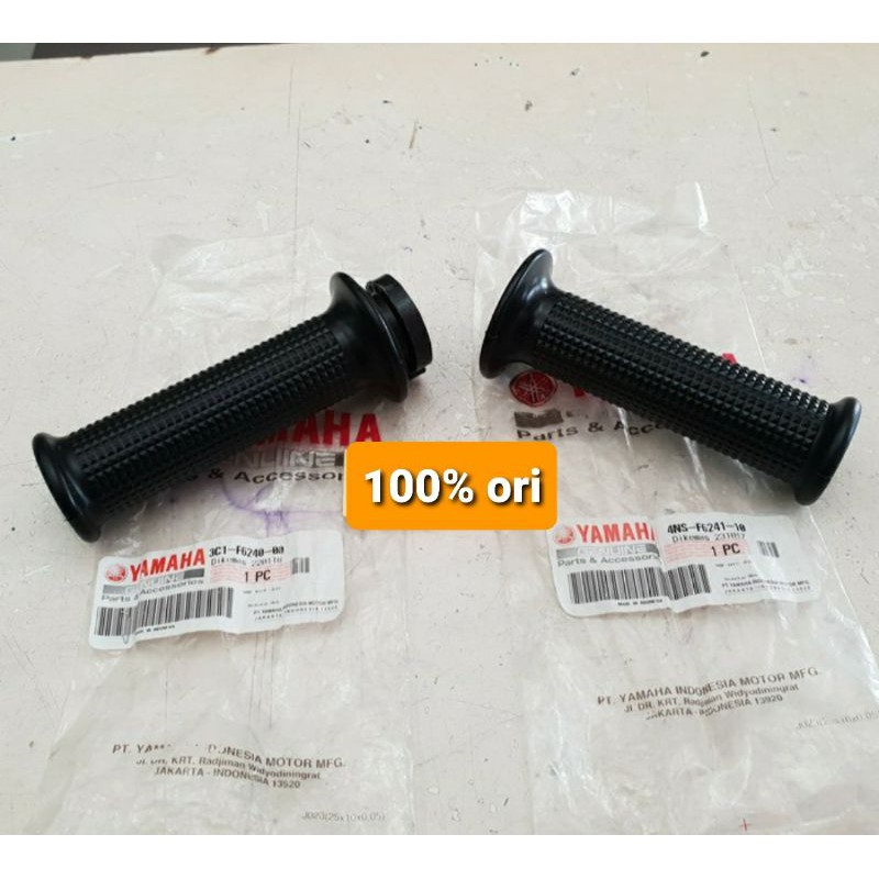 HANDGRIP HANDFAT VIXION OLD LAMA ASLI ORI YAMAHA 3C1 F6240 00 &amp; 4NS F6241 10