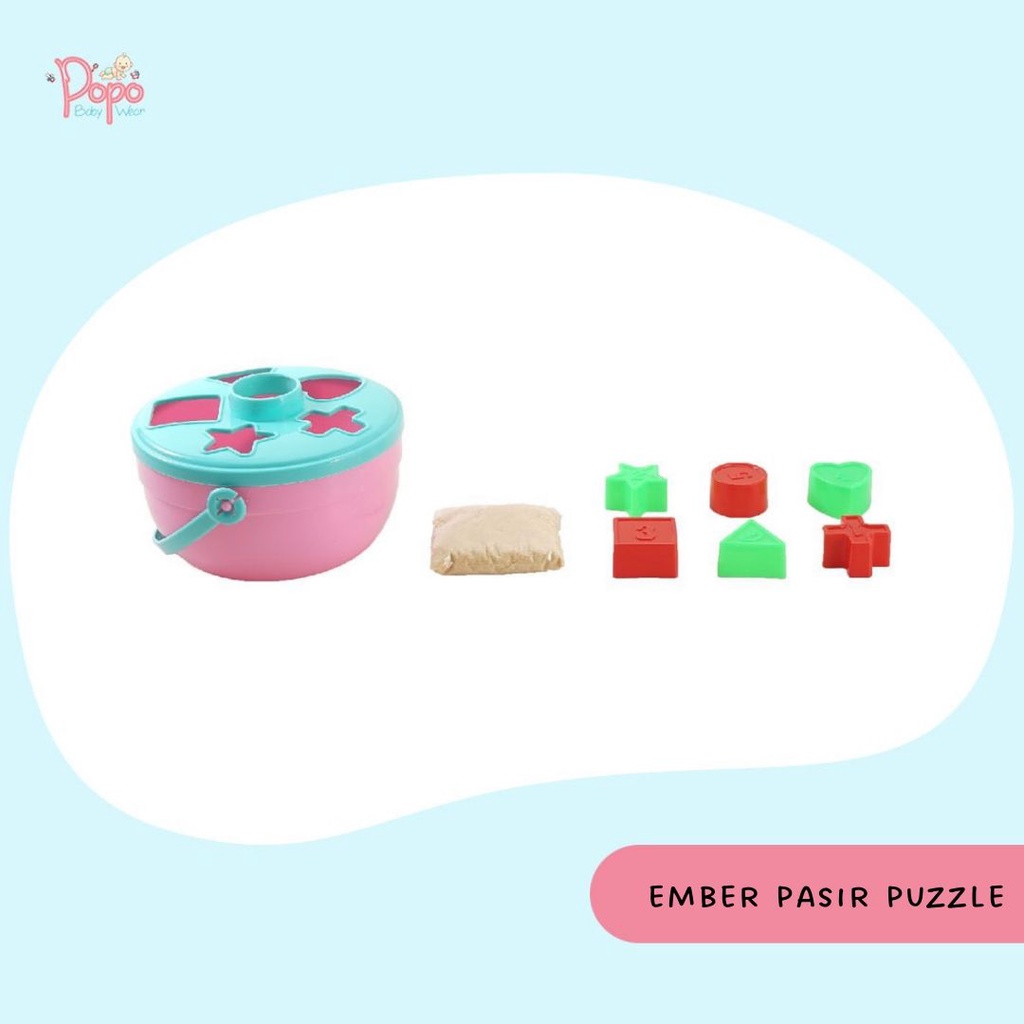 Mainan Edukasi Anak Puzzle Pasir Kinetik Mangkok/ Kinetic sand