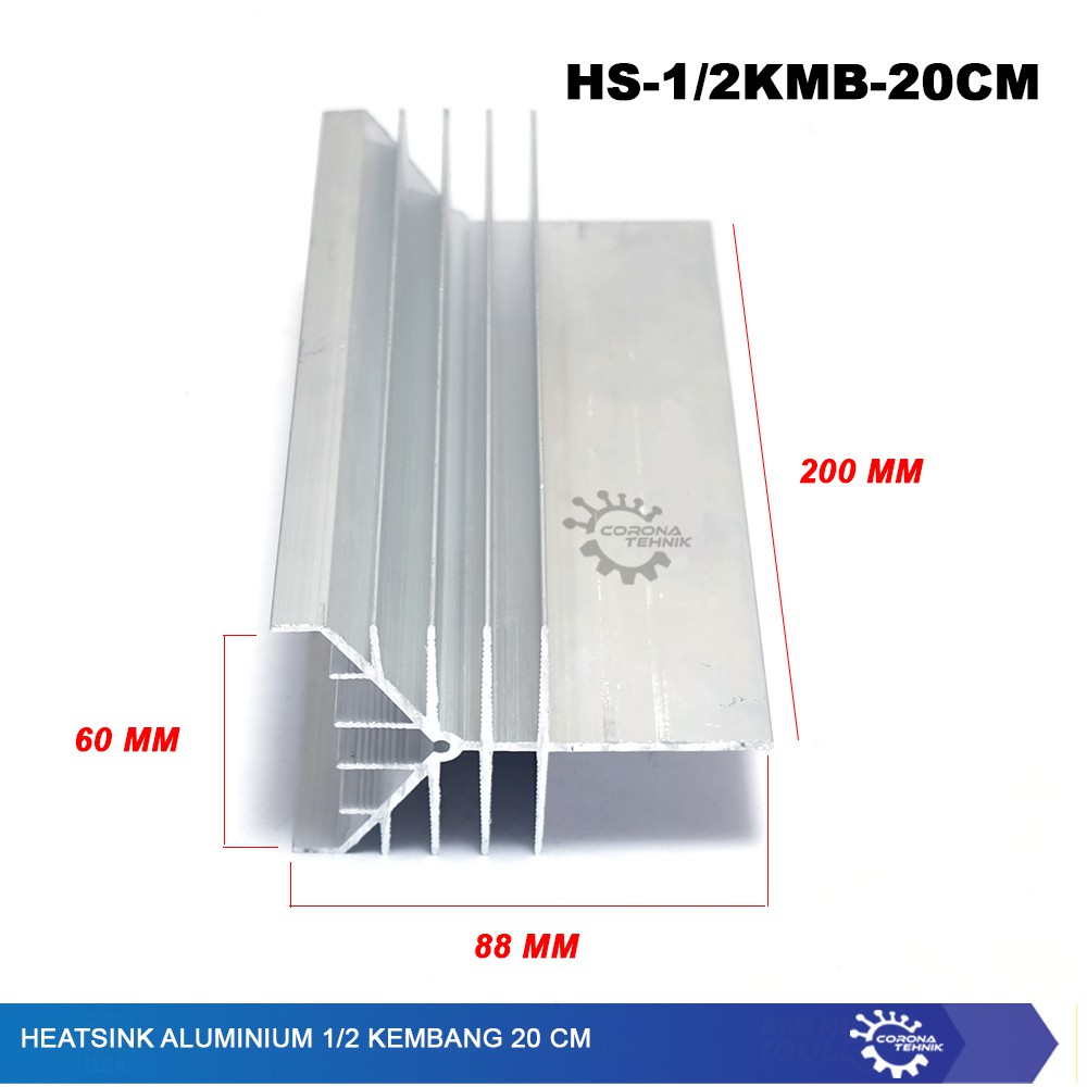 1/2 Kembang 20 cm Heatsink Aluminium