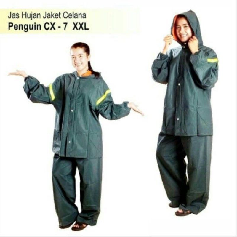 Jas Hujan Pinguin CX7 Jaket celana