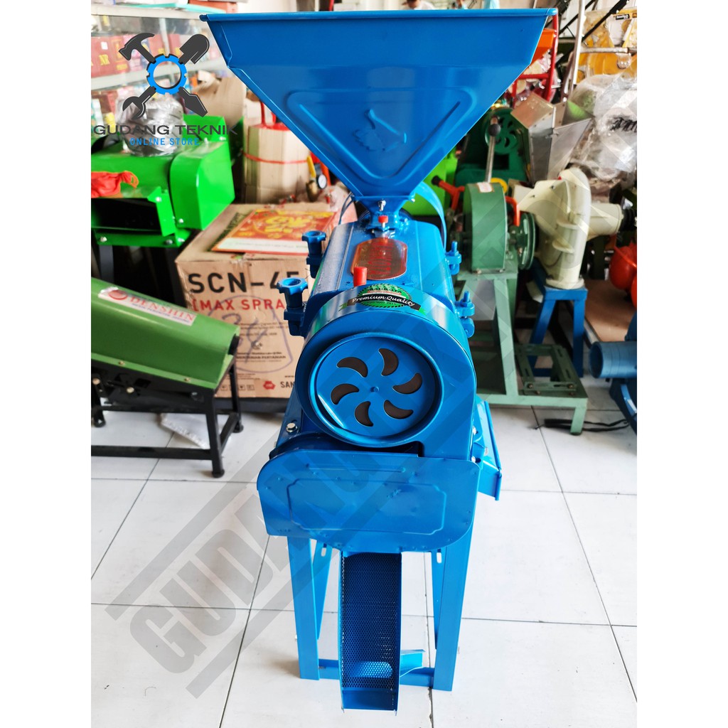 Mesin Penggiling Padi MAHKOTA KD350 KD450 NEW / Rice Polisher Beras Kebi Mini KD 350 450 - Mesin Giling Poles Slep Padi MAHKOTA