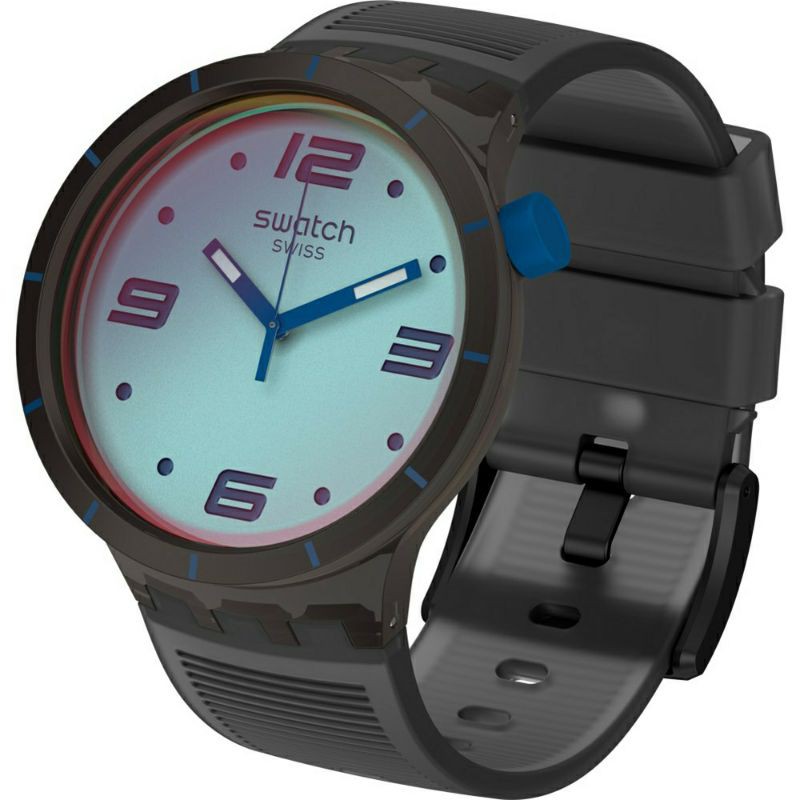 jam Tangan Pria SWATCH SO27B121 Futuristic Grey Swatch BIG BOLD Original Garansi Resmi