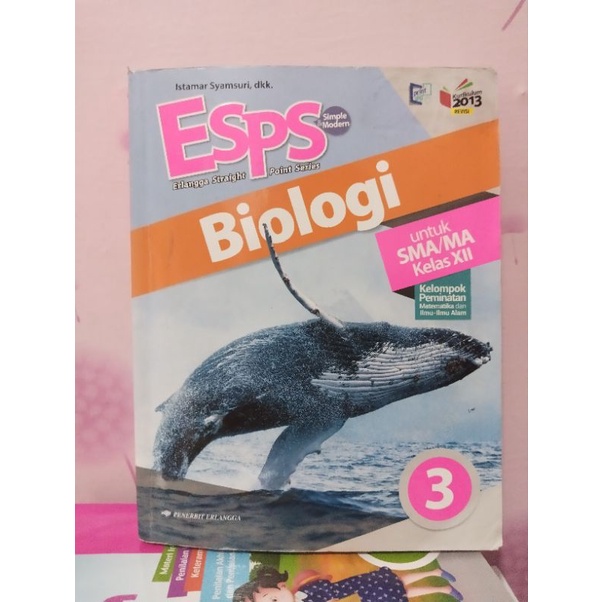 buku biologi/esps biologi kelas 12/XII/3 sma ma erlangga revisi