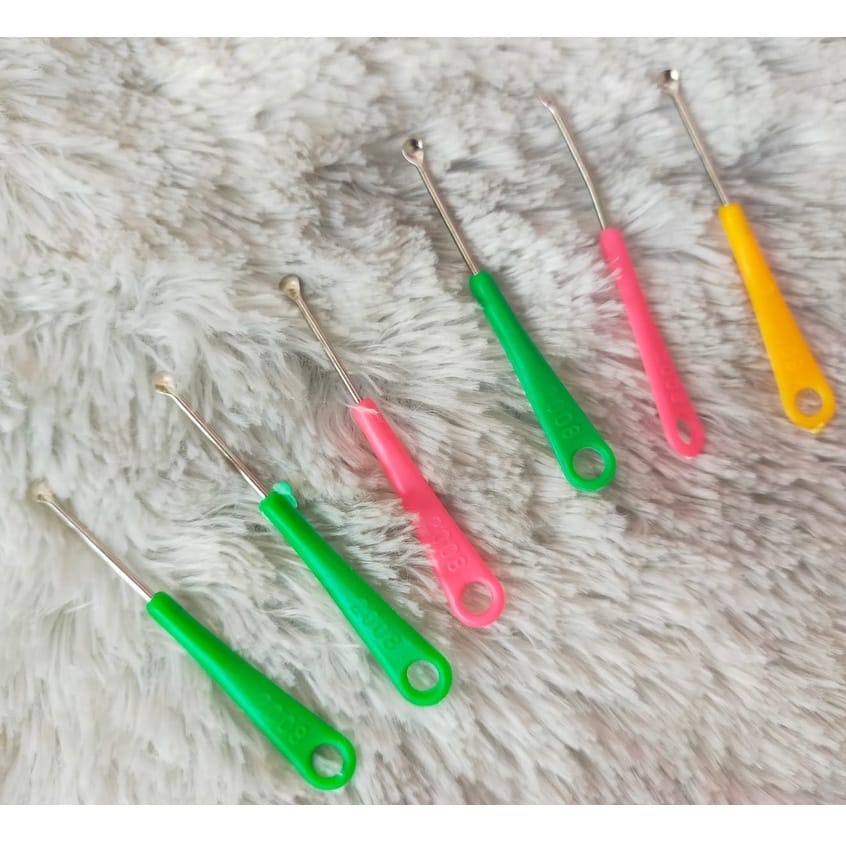 `ღ´ PHINKL `ღ´ korek kuping murah (per pcs) earpick pembersih telinga besi bahan bagus