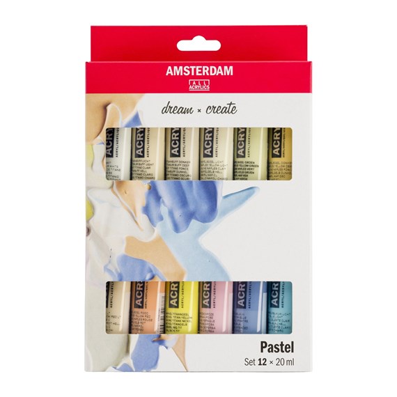 

TALENS Amsterdam Acrylics Set Pastel - 12 x 20 ml