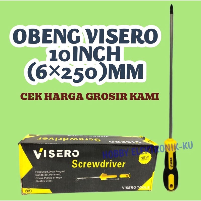 OBENG VISERO 10INCH 6x250MM