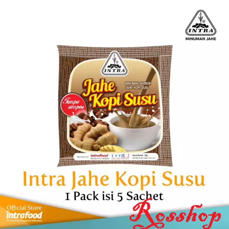 

Intra Jahe Kopi Susu (pack) - 5 Sachet