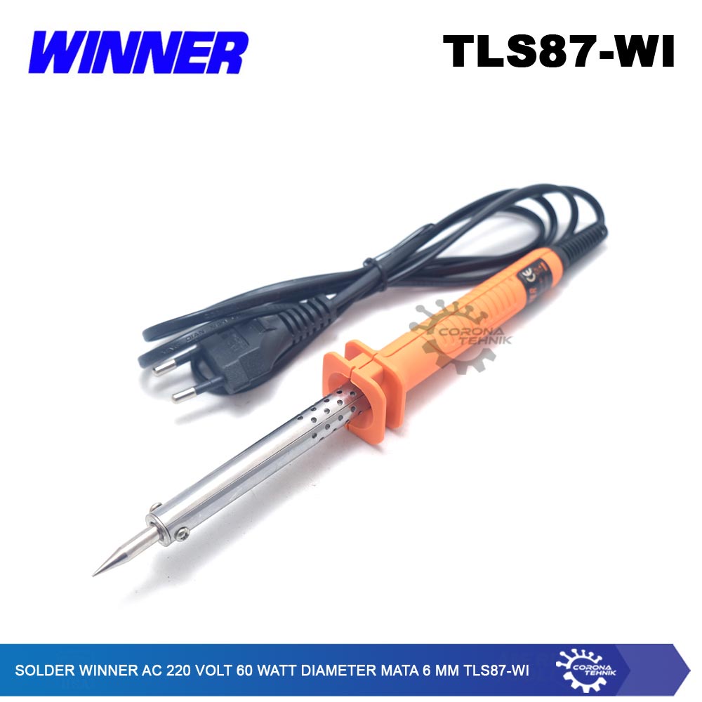 Winner  Solder - AC 220 Volt 60 Watt Diameter Mata 6 mm TLS87-WI