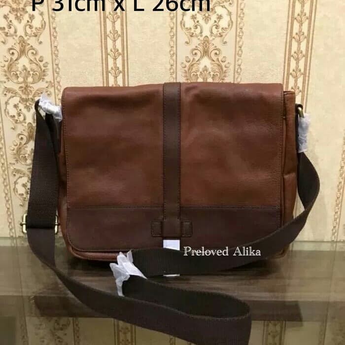 tas pria orisinil fossil scout