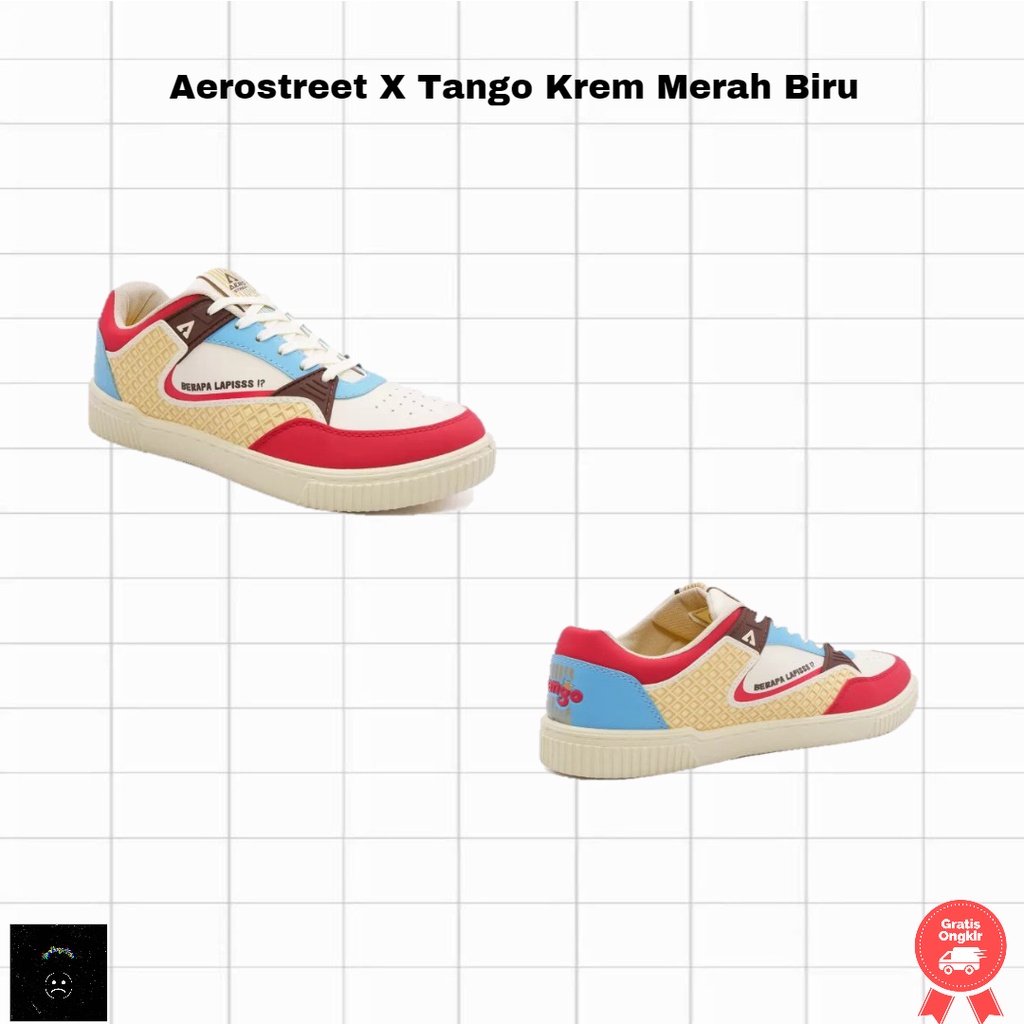 Aerostreet X Tango Krem Merah Biru