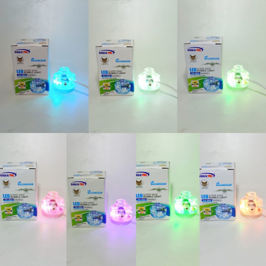 Aerator led Super Mini Bubble Ligth YY-002 Sakkai Pro