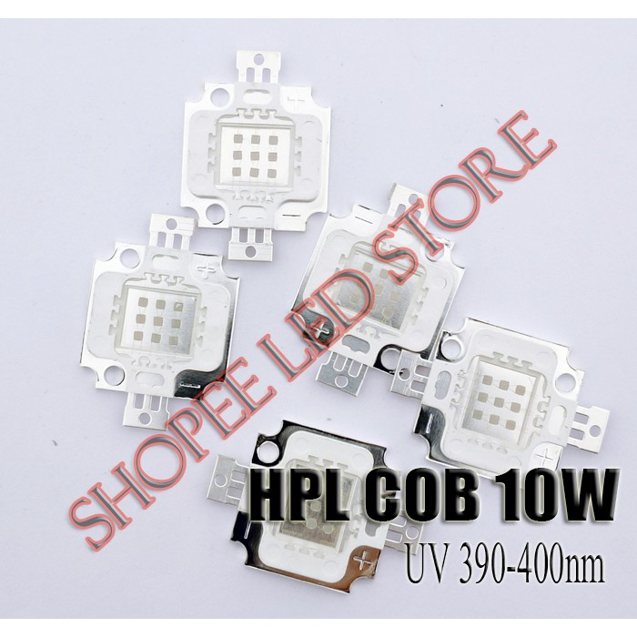 HPL 10W UV COB LED 10 WATT UV 390-400nm SUPER TERANG MONEY DETECTOR