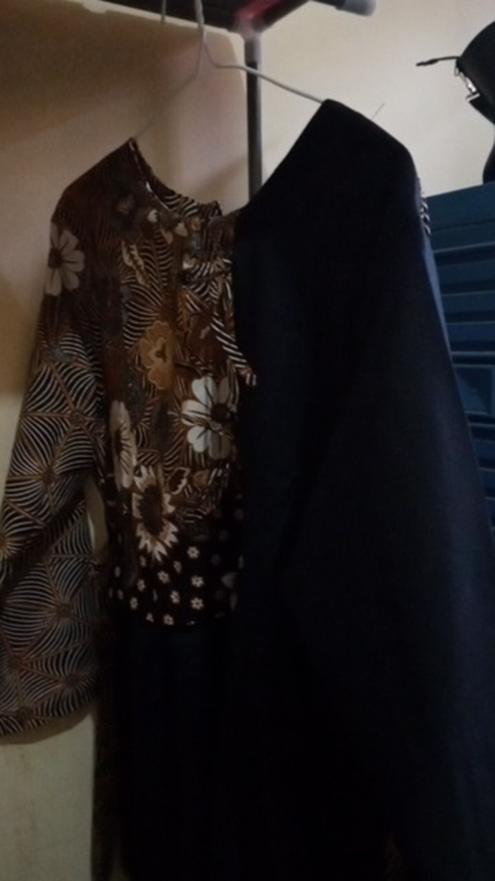 Ori Atasan Blus Batik Wanita Modern Halus Dolby Kombinasi Brokat Polos