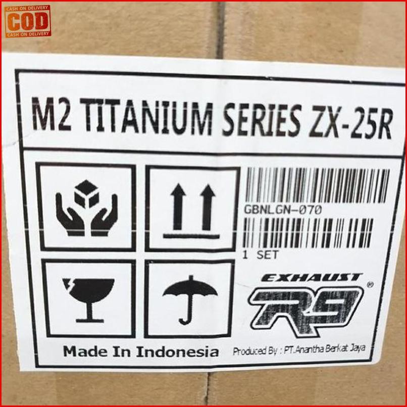 ®62“ Knalpot R9 M2 Zx25R Zx-25R Zx 25R Titanium Fullsystem ‘