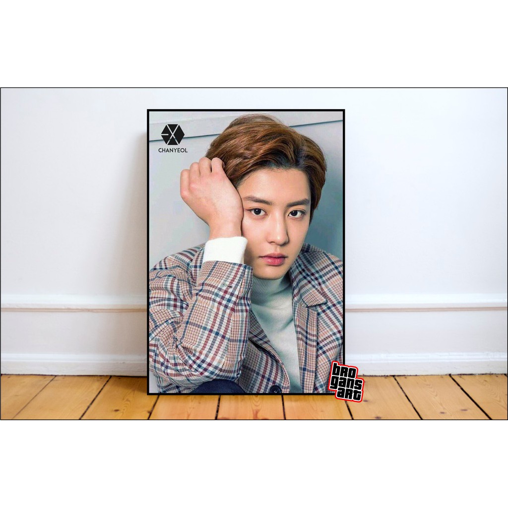 POSTER KAYU EXO CHANYEOL