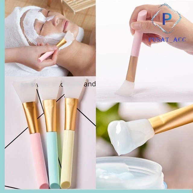 KM21 - KUAS MASKER SILIKON / SILICONE BRUSH - KUAS SILIKON