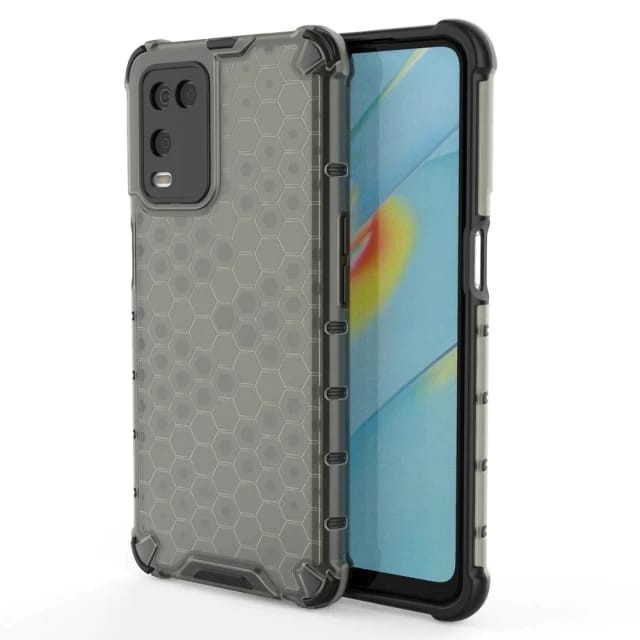 OPPO A96 / A76 / A95 / A74 4G / A54 / A53 / A33 SOFT CASE RUGGED ARMOR HONEYCOMB SERIES