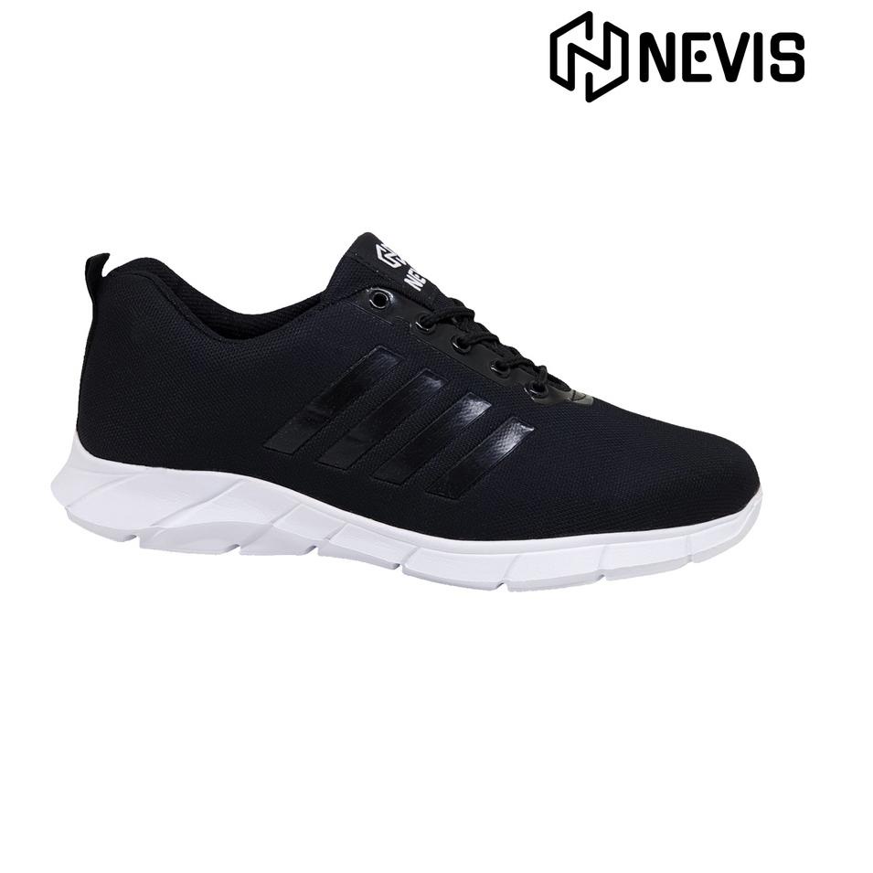 [KODE PRODUK HEH3662] Sepatu Sport Casual Pria Nevis Nvs 63 ORIGINAL Sneakers Running Sekolah Hitam