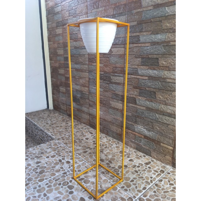 Rak bunga standing planter pot dudukan pot rak pot bunga  kotak besi full