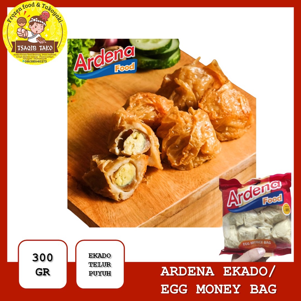 promo ARDENA EGG MONEY BAG / EKADO 300gr