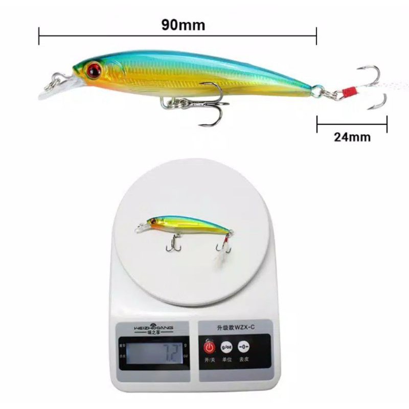 Minow Casting Fishing Lure 8,5cm-7.2g