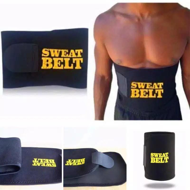 HB-837 sweat belt premium waist trimmer peramping pinggang / korset gym / pelindung pinggang