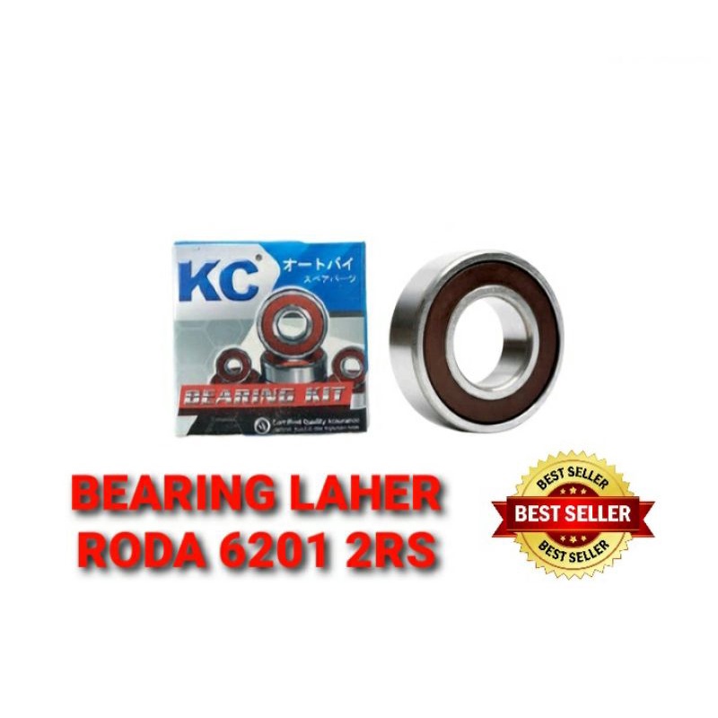 ( KC ) BEARING LAHER RODA 6201 2RS  KC Laher roda depan Beat vario scoopy spacy  vario 125 vario 150