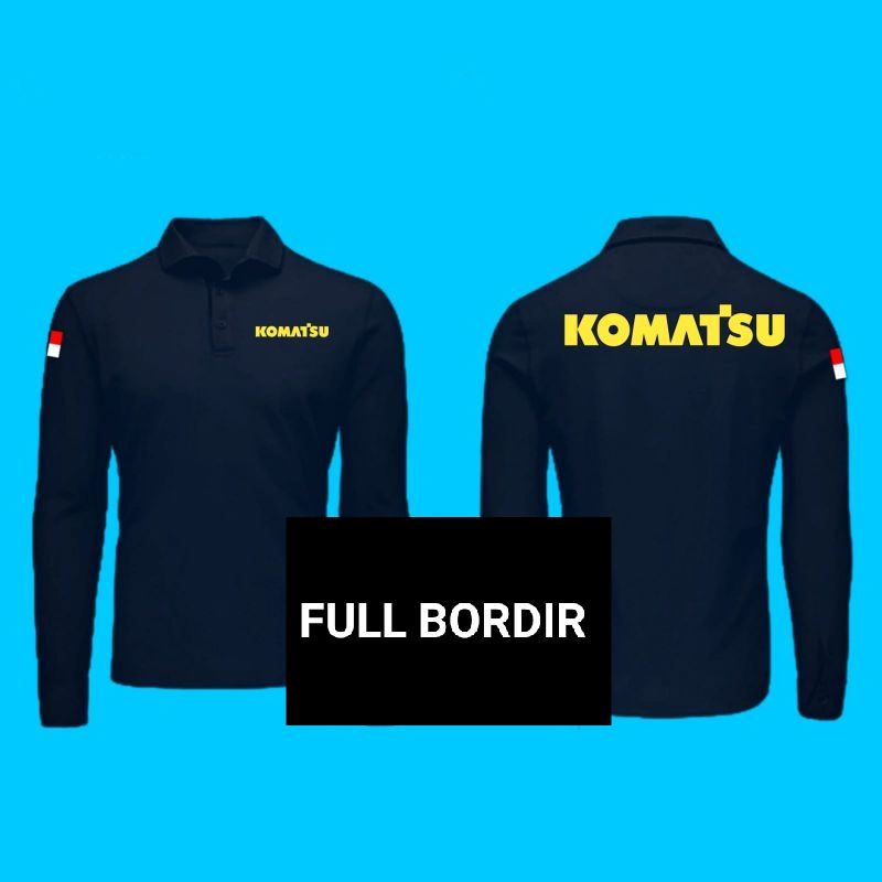 Kaos Komatsu baju Komatsu kaos kerah Komatsu baju polo Komatsu baju kerja Komatsu kalo kerja Komatsu