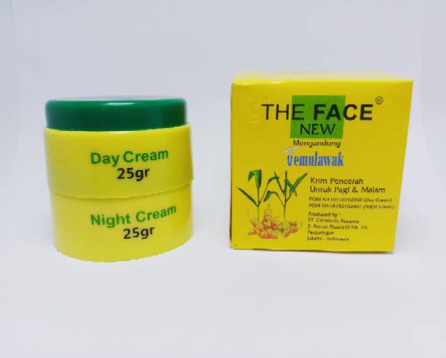 CREAM TEMULAWAK THE FACE ORIGINAL SIANG &amp; MALAM BPOM