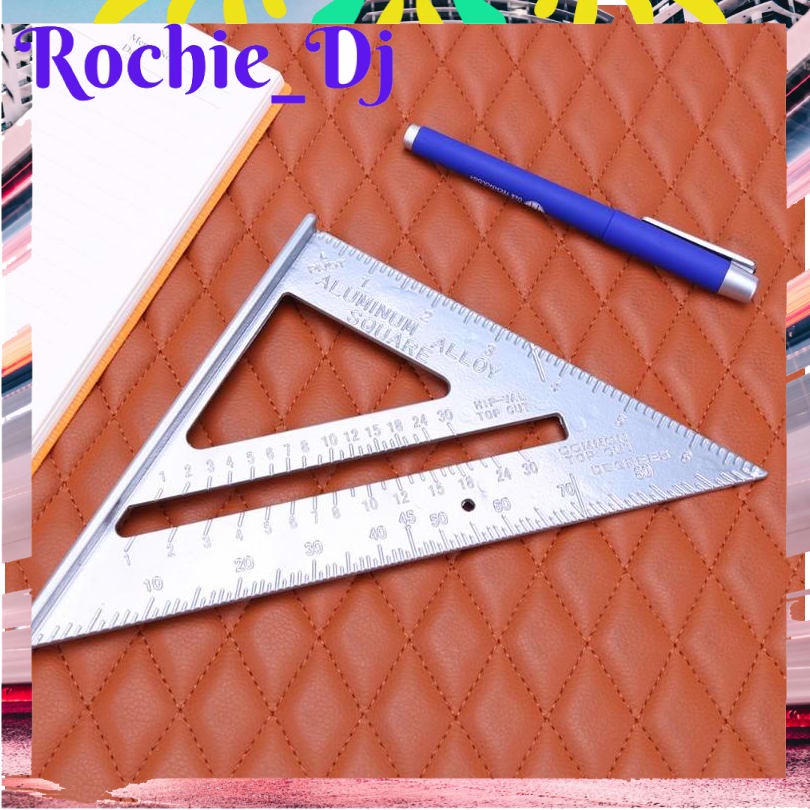 

TAFFWARE PENGGARIS SIKU MISTAR TRIANGLE RULER ALUMINIUM - VK18 - GRAY