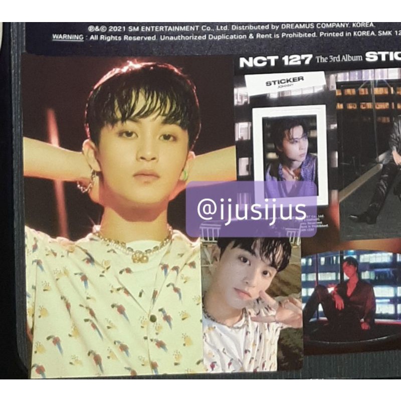 Pc Mark Seoul City NCT 127 Sticker photocard