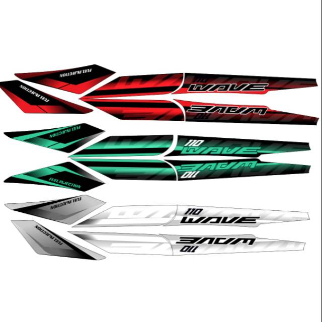 Striping honda revo absolute wave thailand