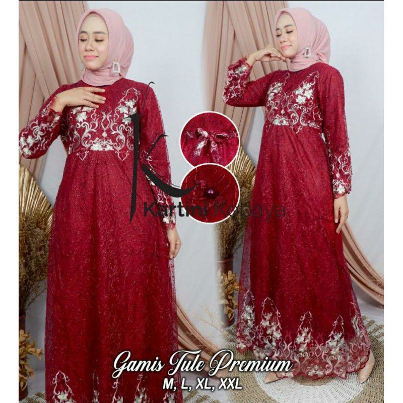 KEBAYA ORIGINAL // GAMIS TRENDI TERLARIS // GAMIS TULLE PREMIUM BY KARTINI