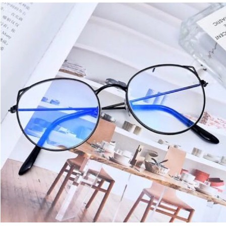 [EMARTSHOP] Kacamata Baca Frame KM28 Anti Radiasi Metal Gaya Retro Untuk Pria / Wanita-4