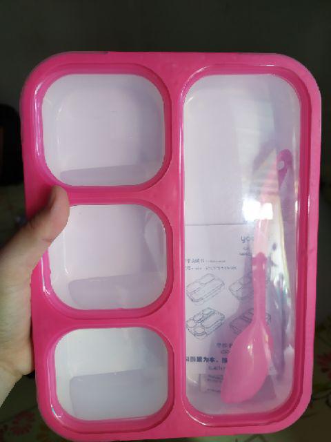-free Bubble Wrap- Kotak Makan Yoyee 4 Sekat