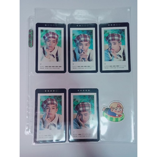 BTS 5TH Muster Magic Shop Guest Book V Photocard