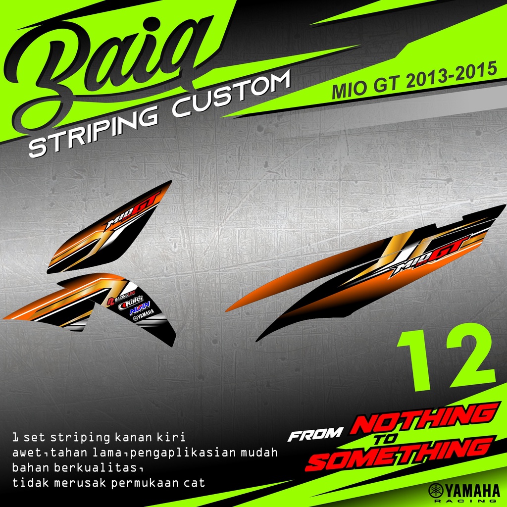STRIPING MIO GT 2015 - 2013