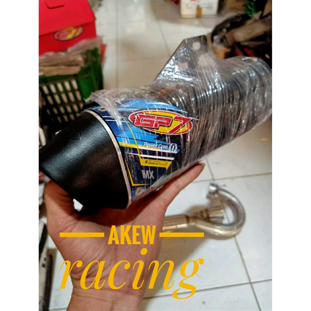 knalpot gp7 original type mx series buat honda CRF 15L Di bac 85
