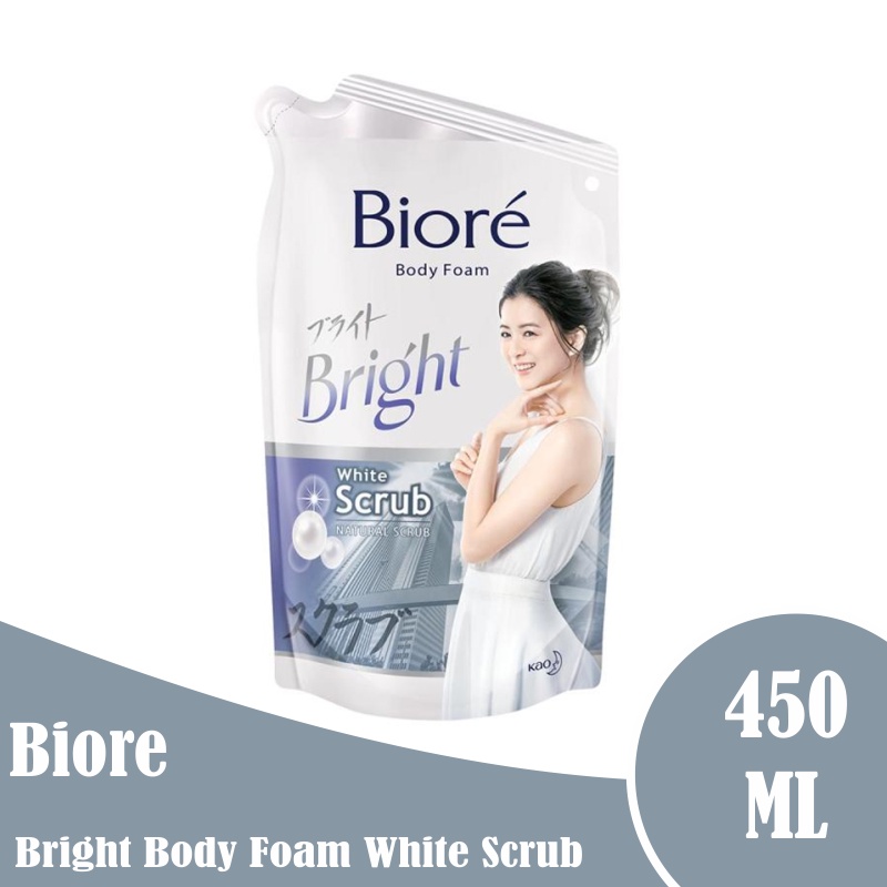 Biore Body Foam BRIGHT WHITE SCRUB 450ml