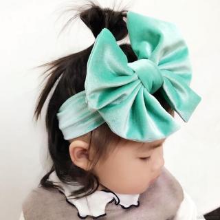 Bandana Bayi Anak  Perempuan  Bahan Velvet Elastis Aksen 