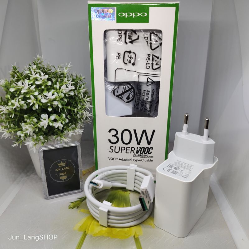 Jual CHARGER OPPO RENO 4 SUPER VOOC 30W USB TIPE C ORIGINAL 100%