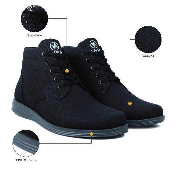 Sepatu Boot Casual Pria V 702 Sepatu Pria Brand Varka Semi Formal Sepatu Kerja Harga Murah Berkualitas Warna Navy