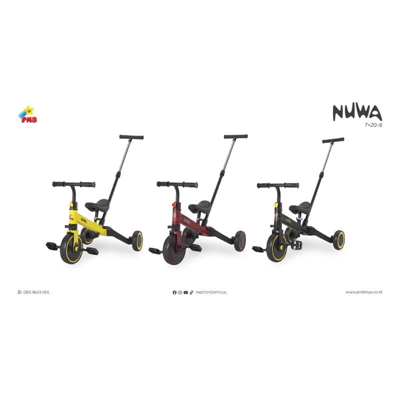 PMB Iora Nuwa Tricycle Pushbike T20-9 (Sepeda Roda Tiga)